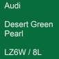 Preview: Audi, Desert Green Pearl, LZ6W / 8L.